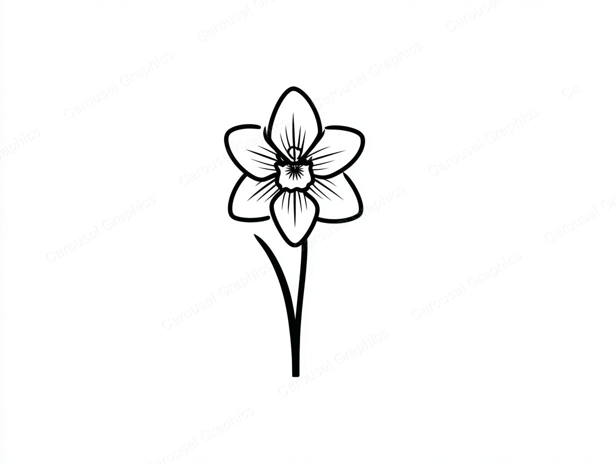 Daffodil Vector Graphic preview