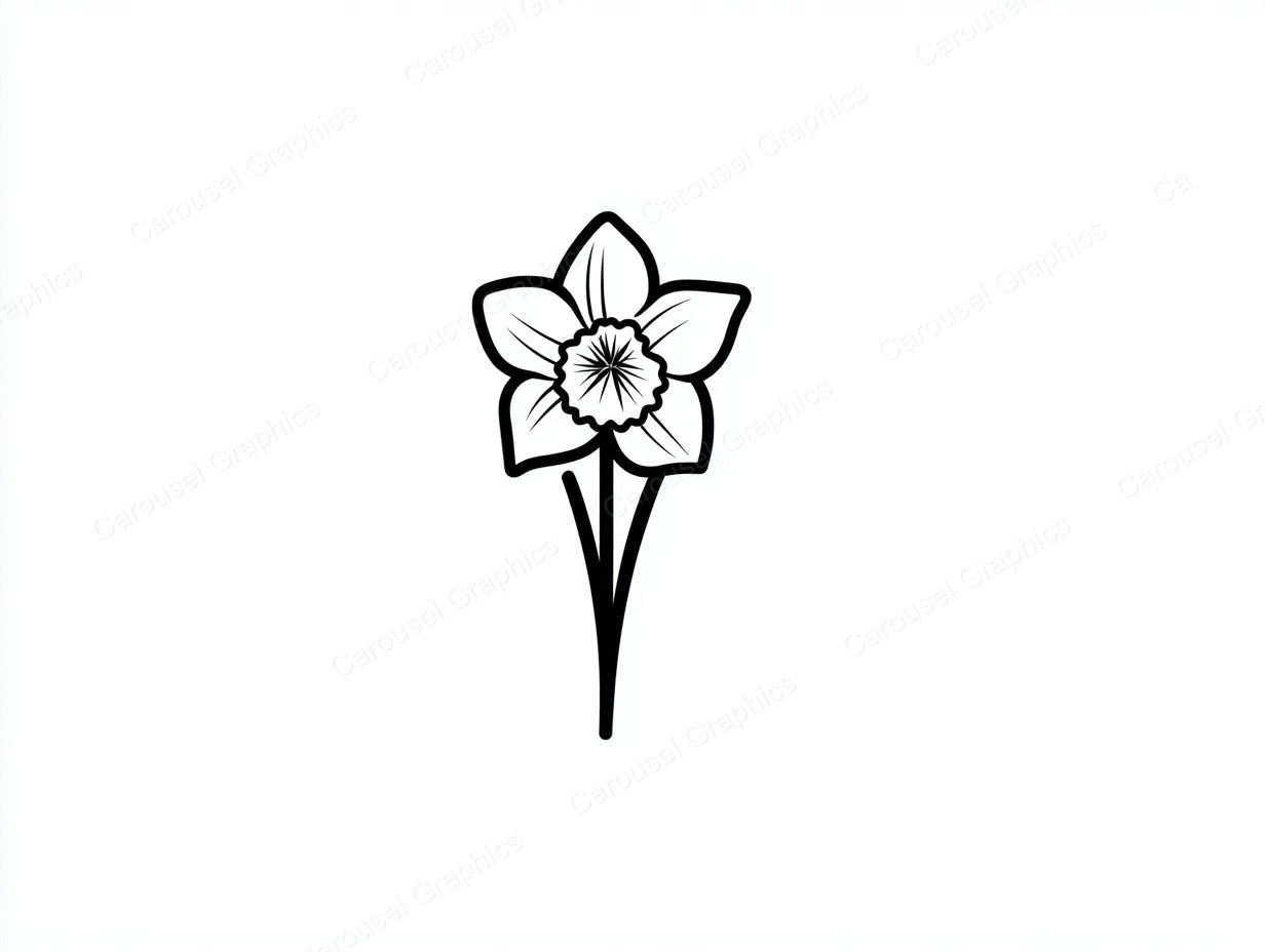 Daffodil Vector Graphic preview