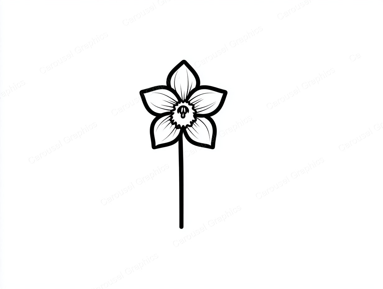 Daffodil Vector Graphic preview