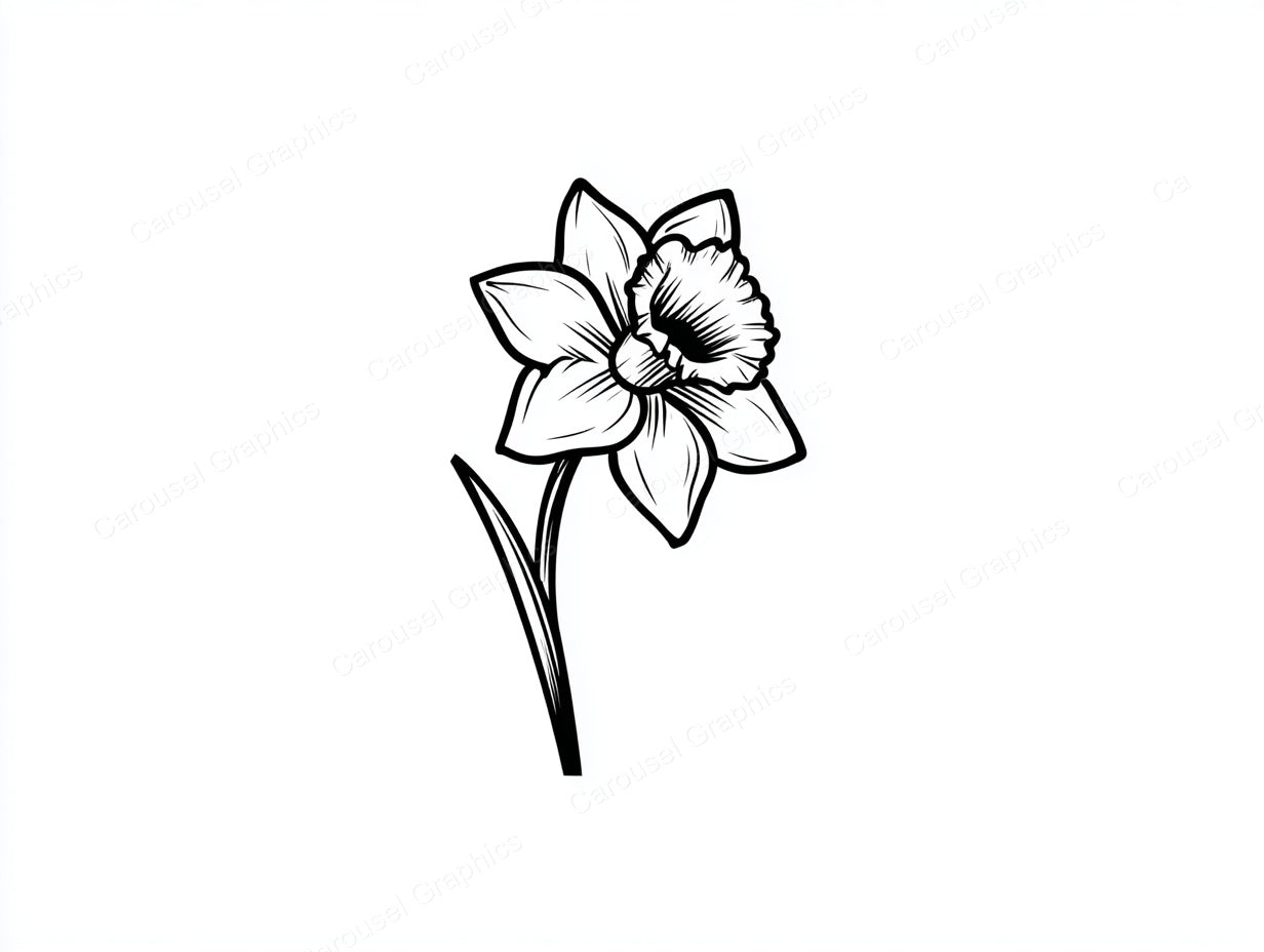 Daffodil Vector Graphic preview