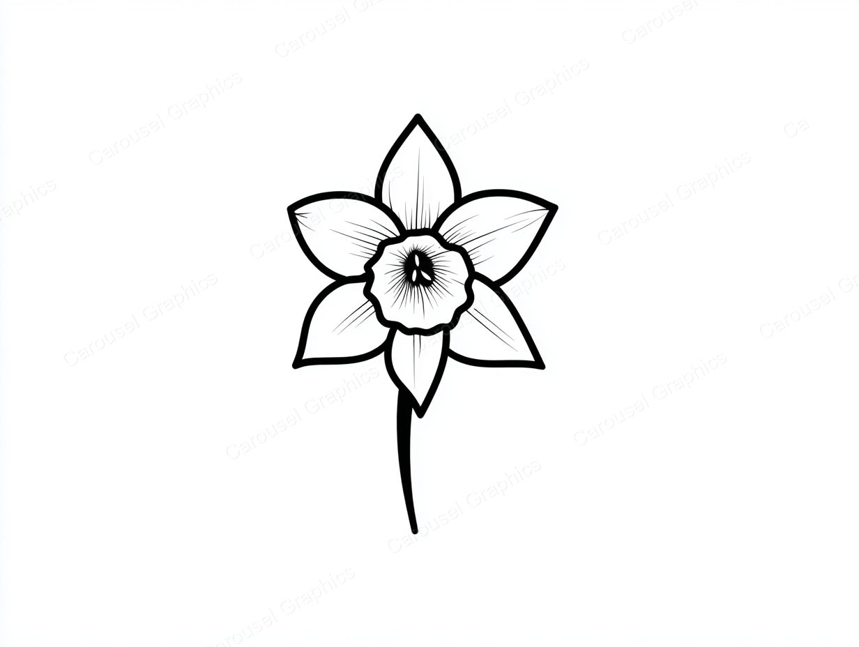 Daffodil Vector Graphic preview