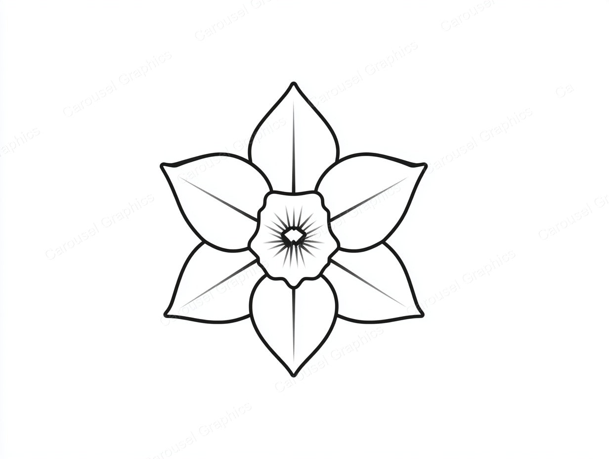 Daffodil Vector Graphic preview