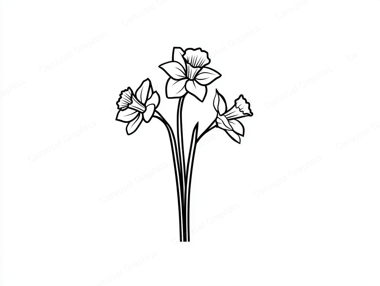 Daffodil Vector Graphic preview