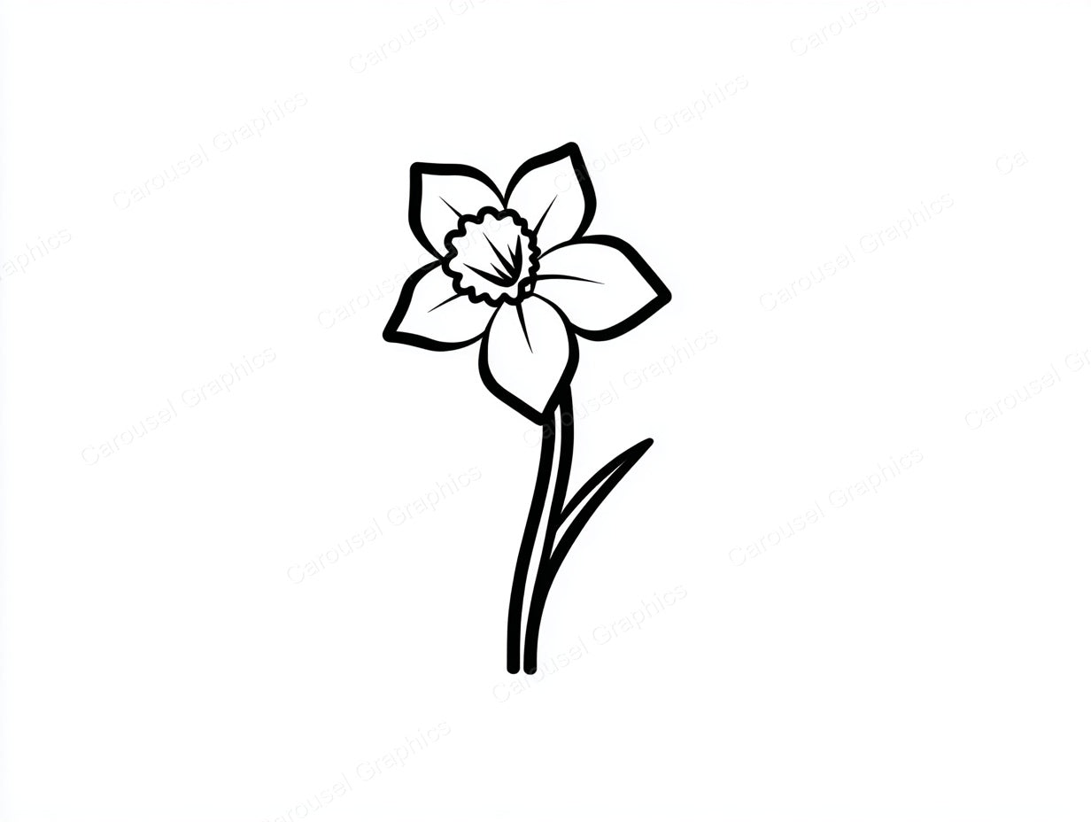 Daffodil Vector Graphic preview