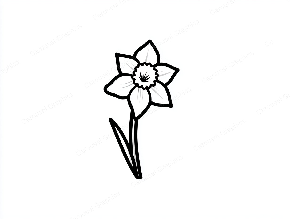 Daffodil Vector Graphic preview