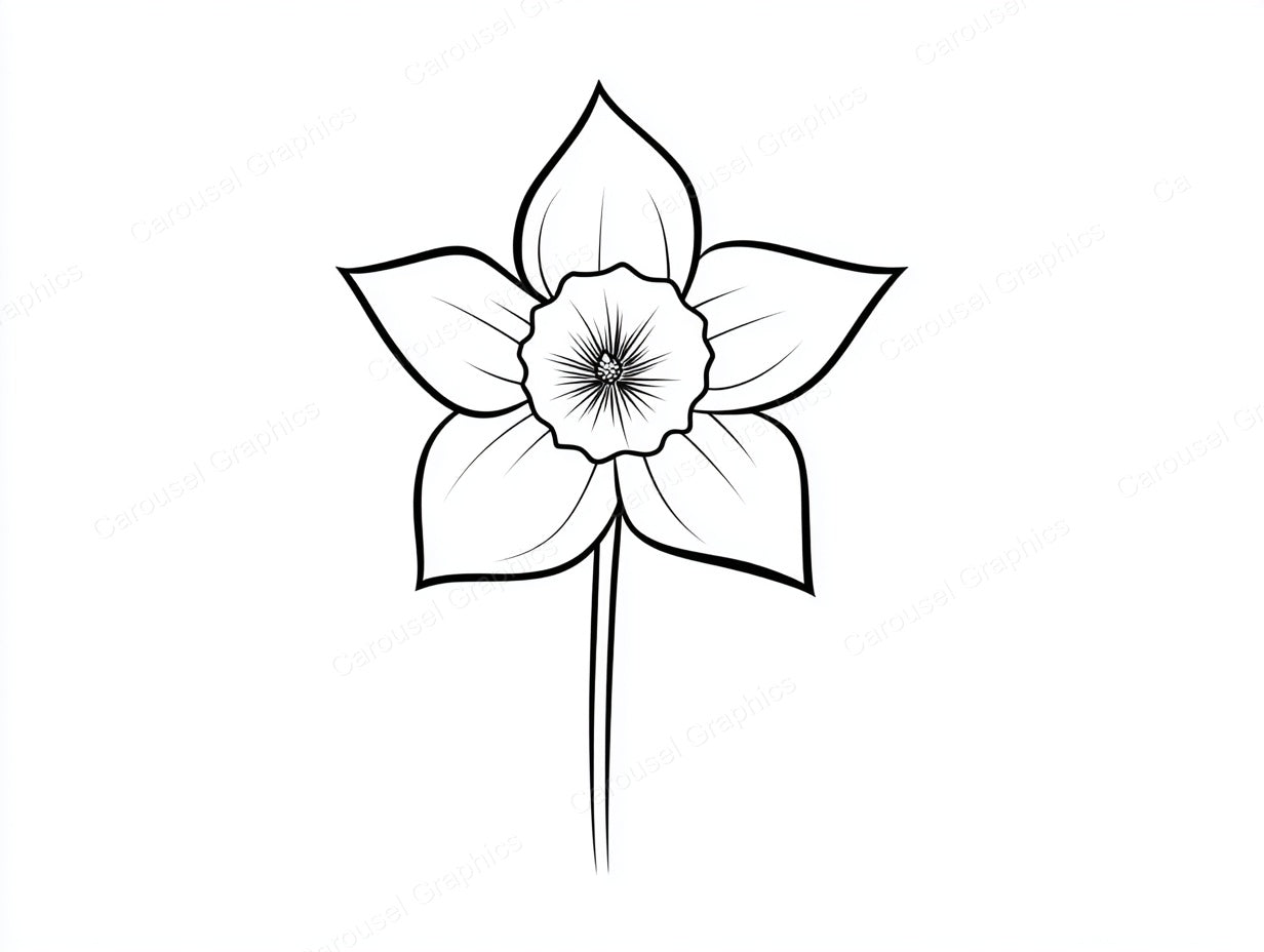 Daffodil Vector Graphic preview