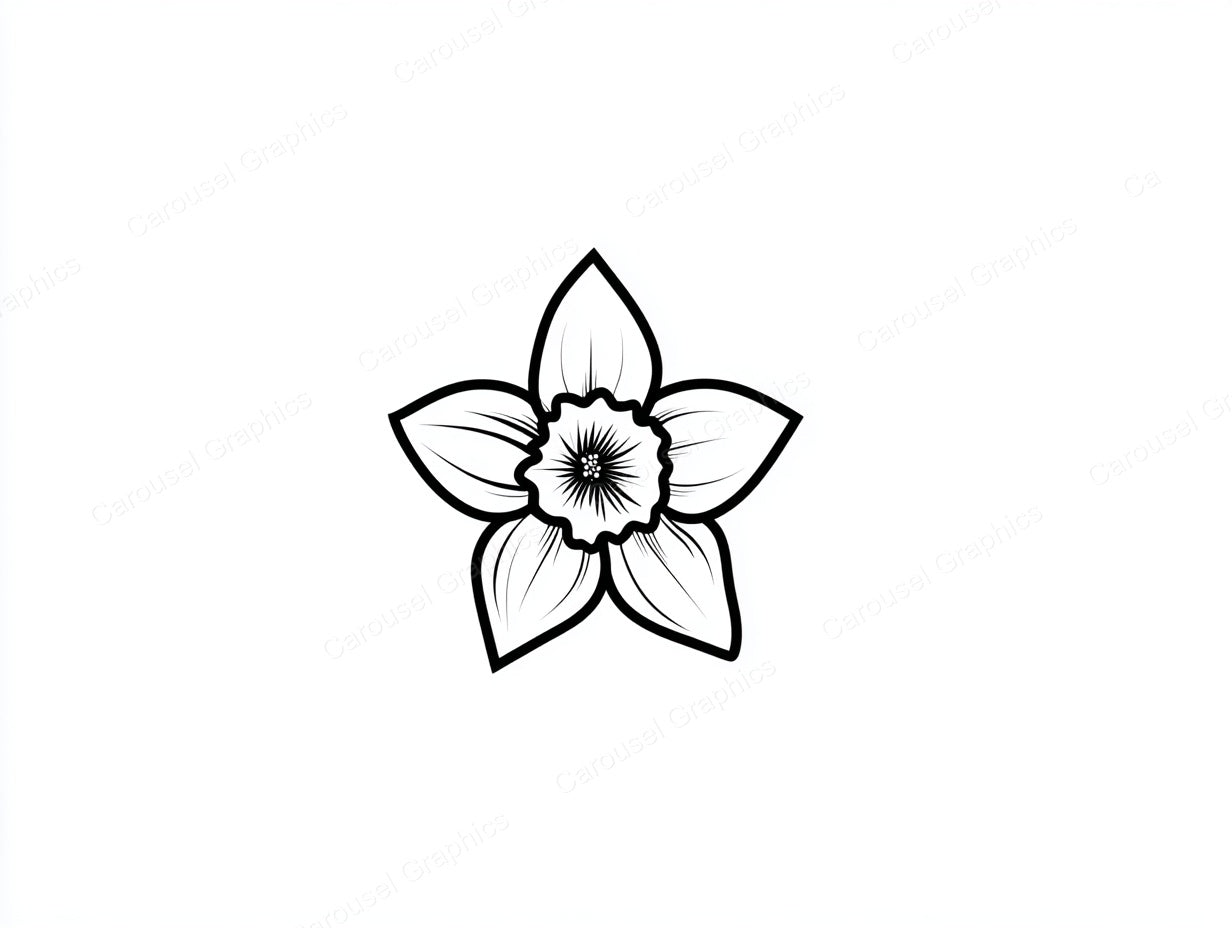 Daffodil Vector Graphic preview
