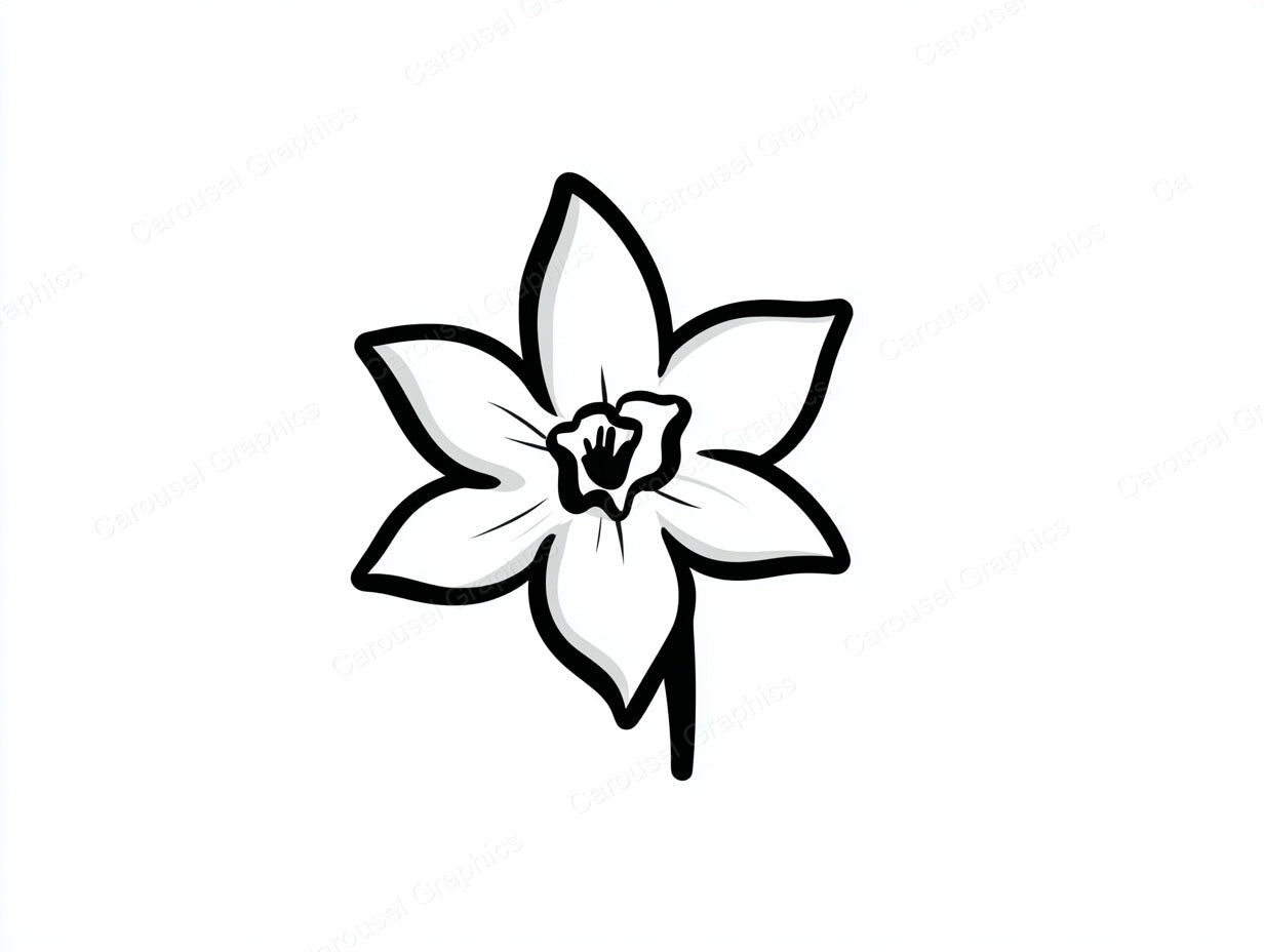Daffodil Vector Graphic preview