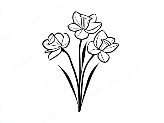 Daffodil Vector Graphic preview