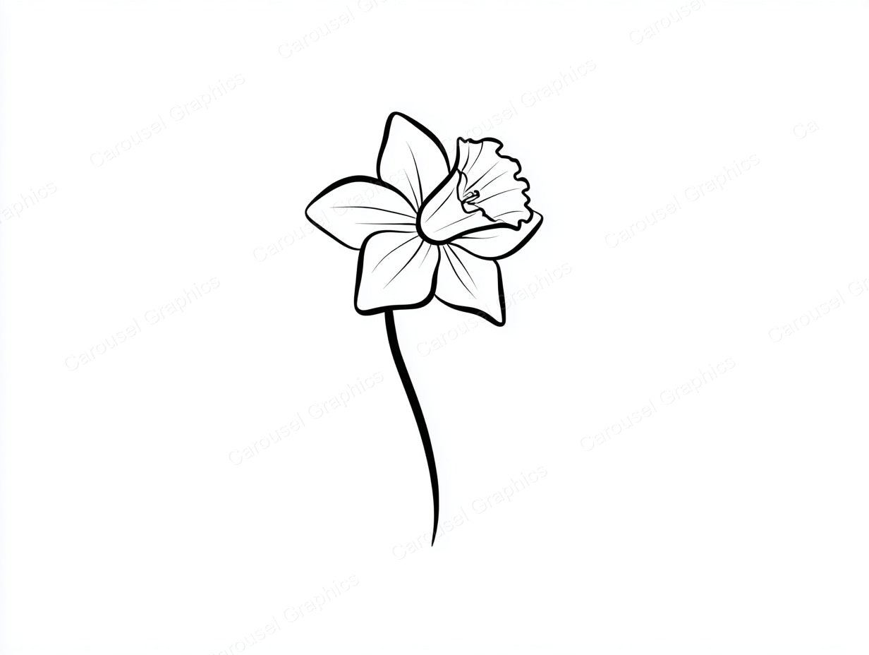 Daffodil Vector Graphic preview