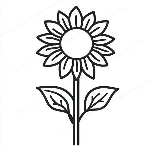 Sunflower Vector Graphic preview