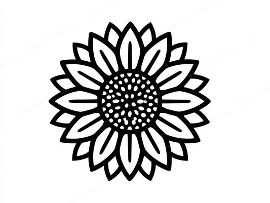 Sunflower Vector Graphic preview