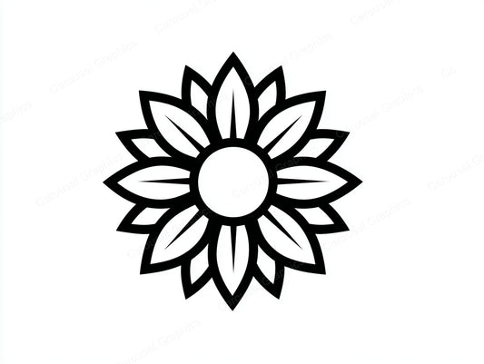 Sunflower Vector Graphic preview