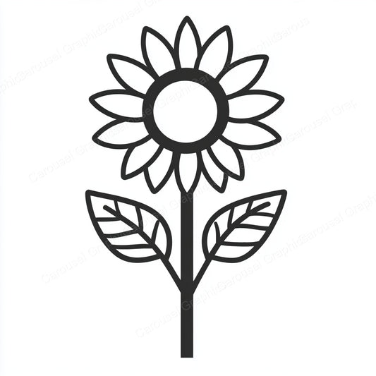 Sunflower Vector Graphic preview