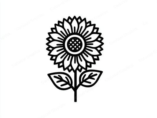 Sunflower Vector Graphic preview