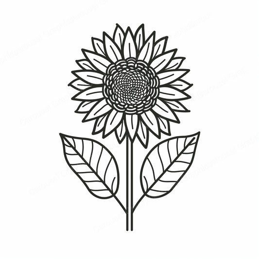Sunflower Vector Graphic preview