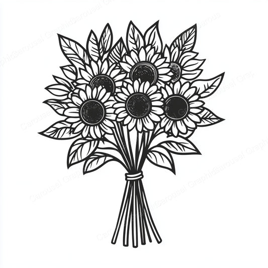 Sunflower Vector Graphic preview