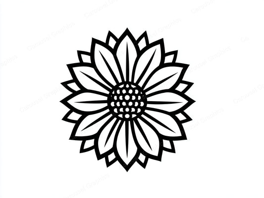 Sunflower Vector Graphic preview