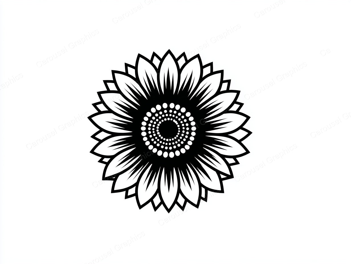 Sunflower Vector Graphic preview