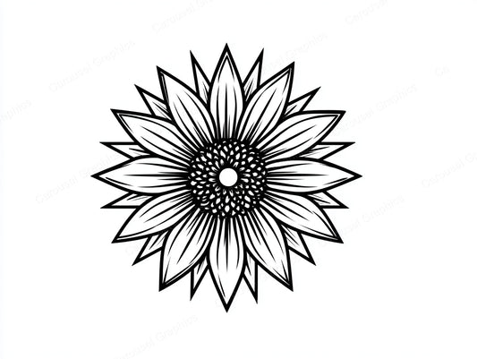 Sunflower Vector Graphic preview