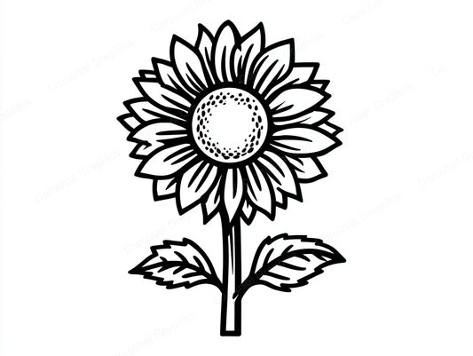 Sunflower Vector Graphic preview