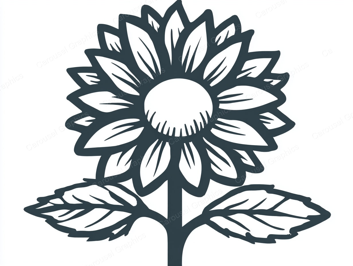 Sunflower Vector Graphic preview