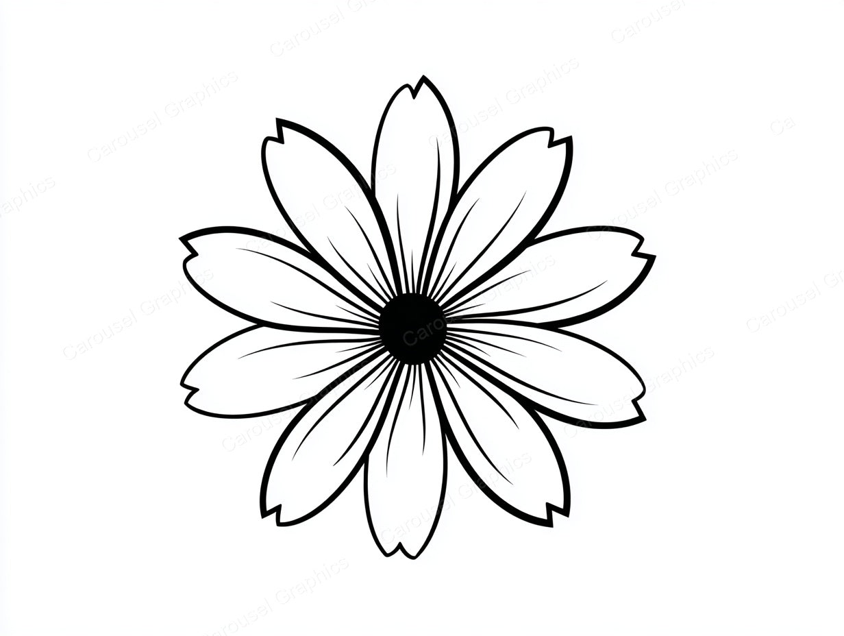 Wildflower Vector Graphic preview