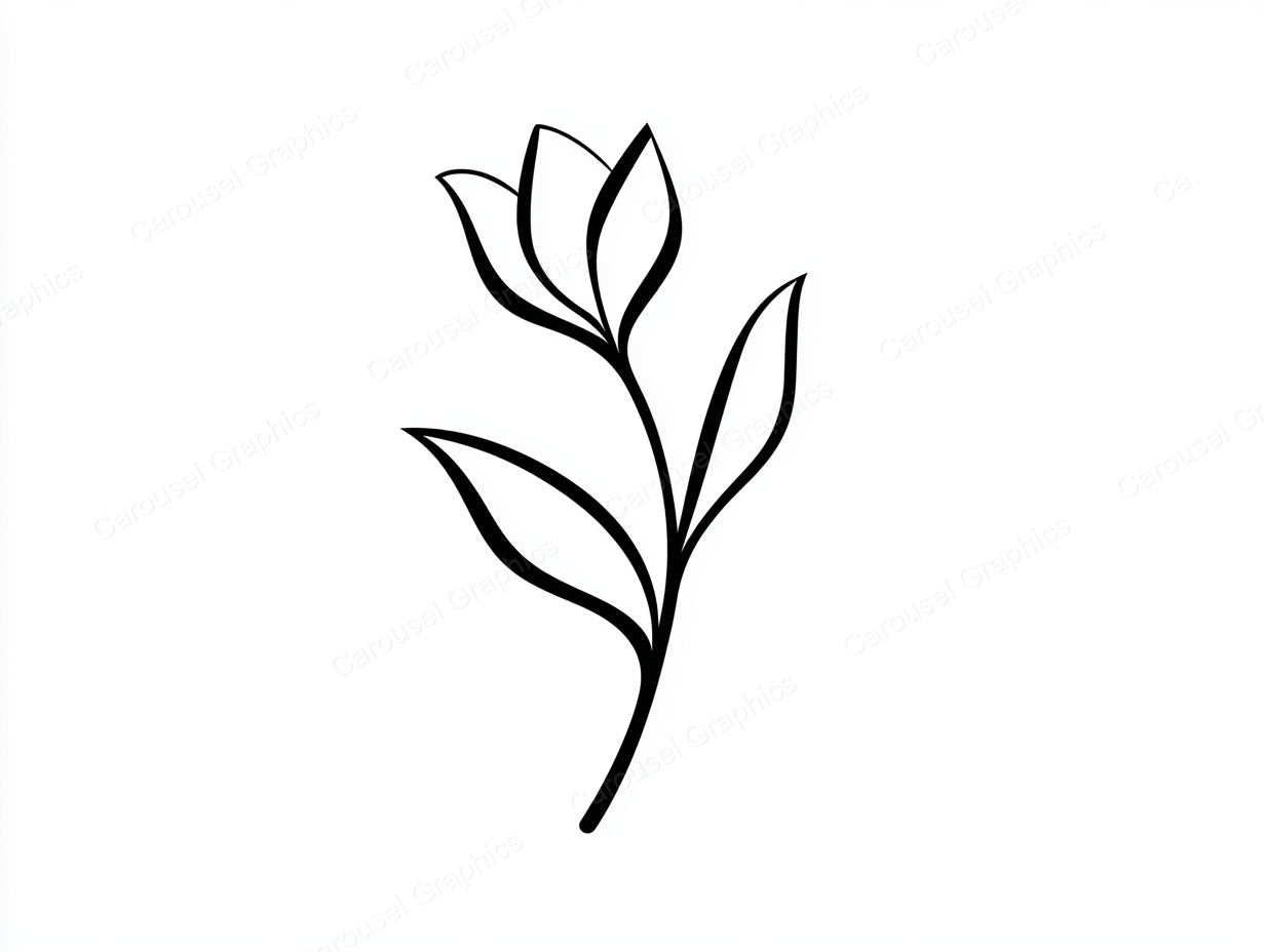 Wildflower Vector Graphic preview