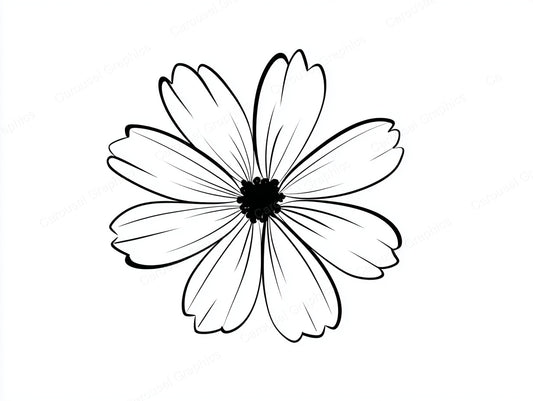 Wildflower Vector Graphic preview