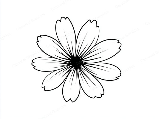Wildflower Vector Graphic preview