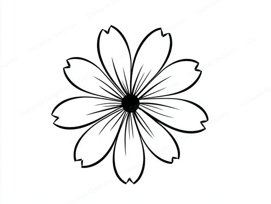 Wildflower Vector Graphic preview