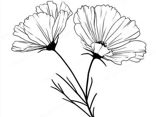 Wildflower Vector Graphic preview