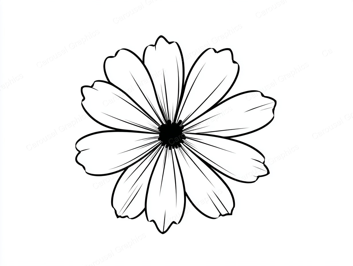 Wildflower Vector Graphic preview