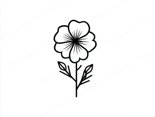 Wildflower Vector Graphic preview