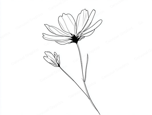 Wildflower Vector Graphic preview