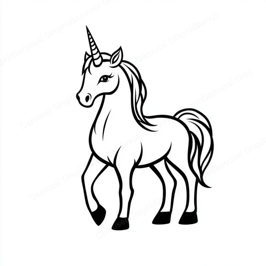 Unicorn Vector Graphic preview
