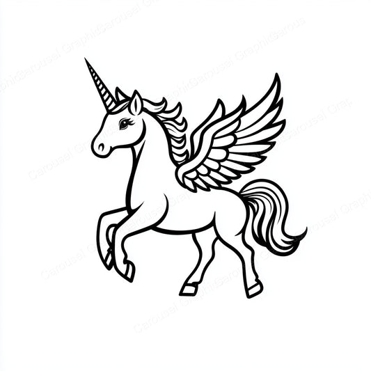 Unicorn Vector Graphic preview