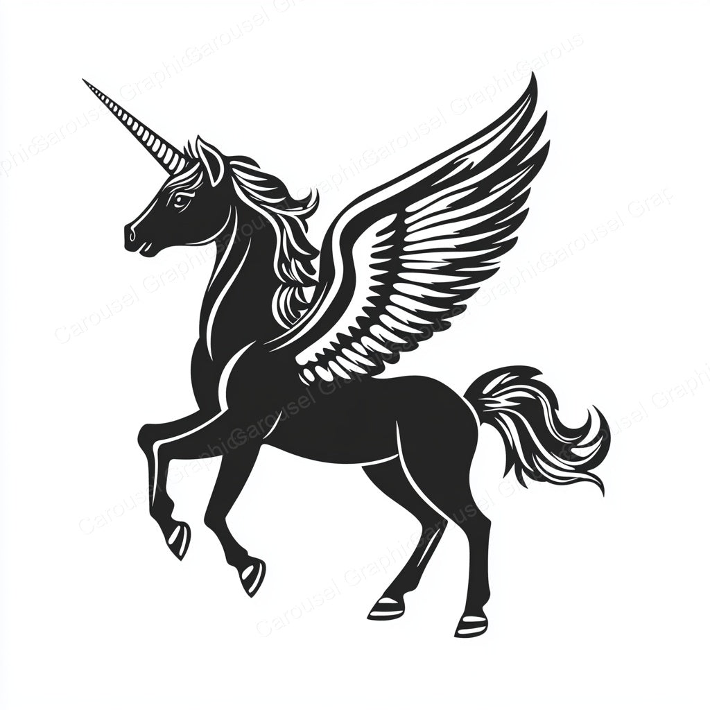 Unicorn Vector Graphic preview