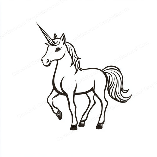 Unicorn Vector Graphic preview