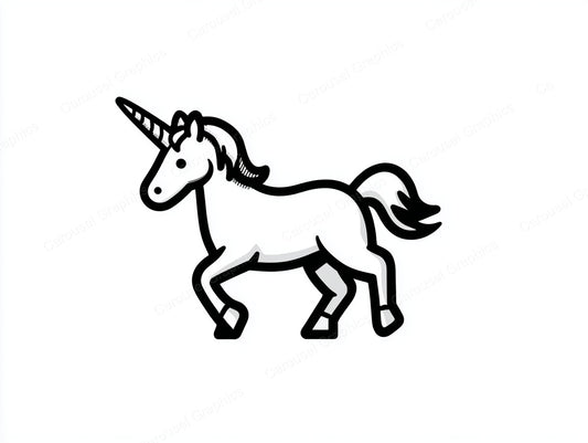 Unicorn Vector Graphic preview