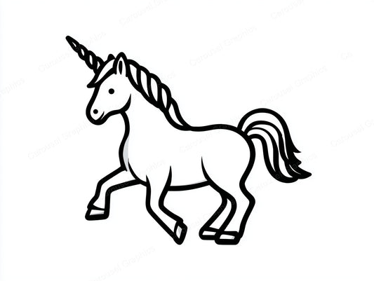 Unicorn Vector Graphic preview