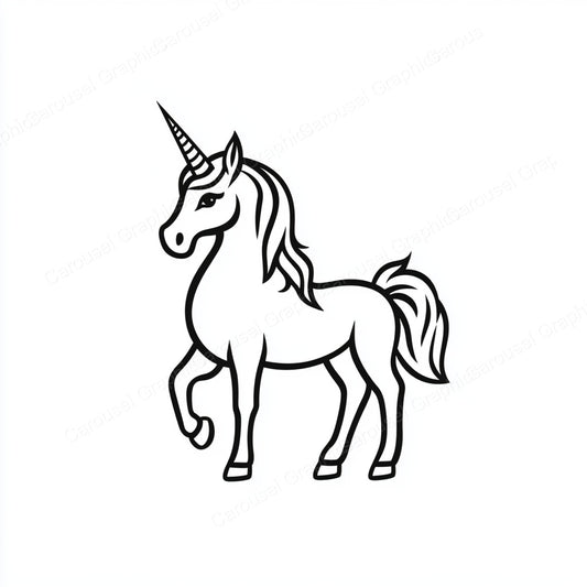 Unicorn Vector Graphic preview