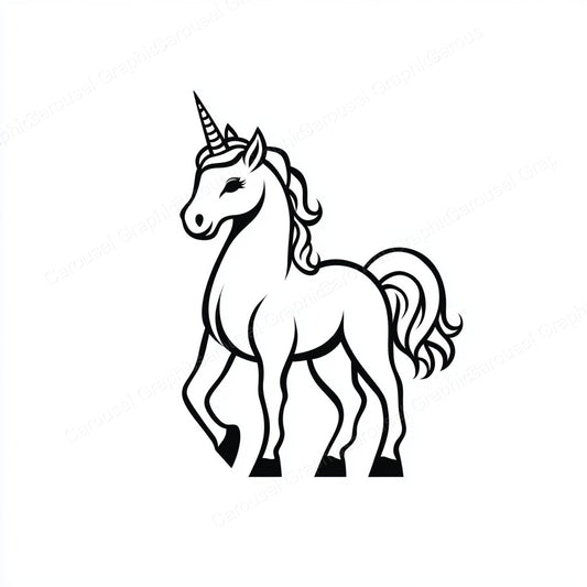 Unicorn Vector Graphic preview