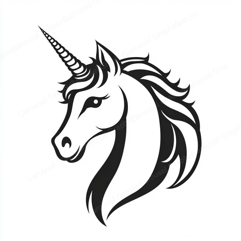 Unicorn Vector Graphic preview