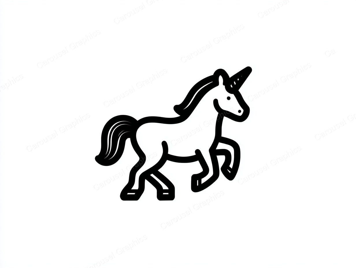 Unicorn Vector Graphic preview