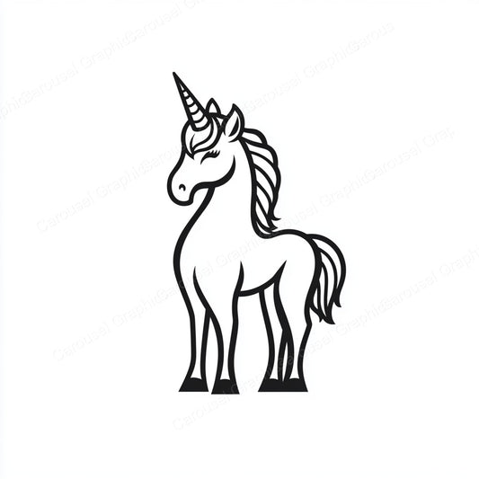 Unicorn Vector Graphic preview