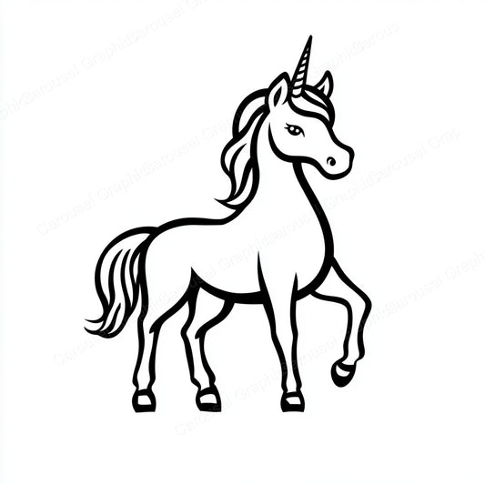 Unicorn Vector Graphic preview