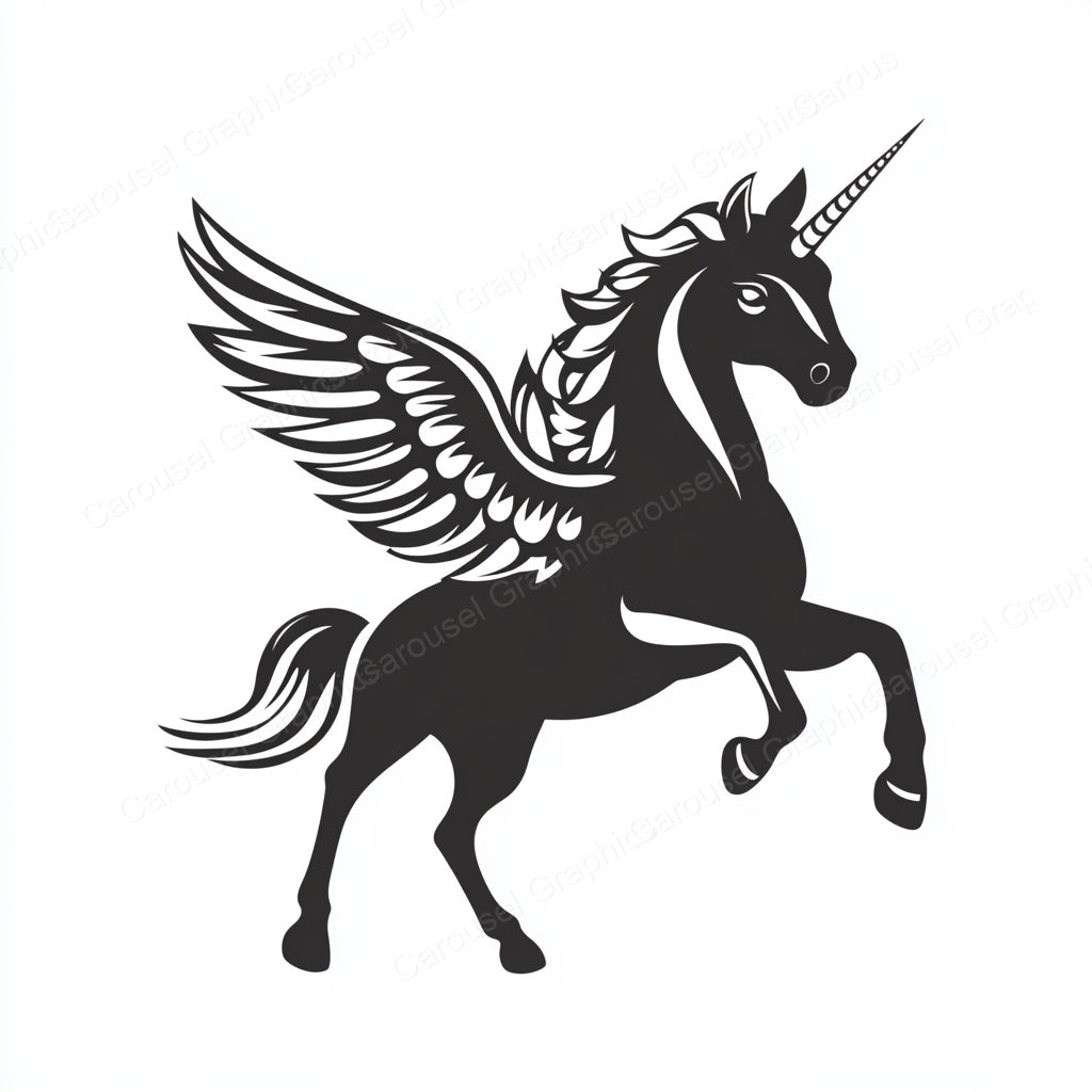 Unicorn Vector Graphic preview