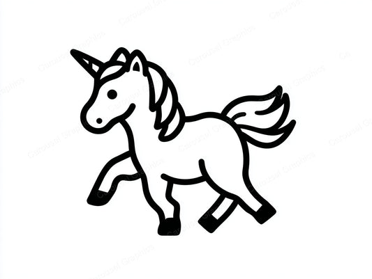 Unicorn Vector Graphic preview