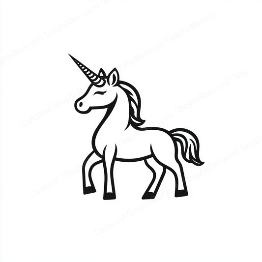 Unicorn Vector Graphic preview